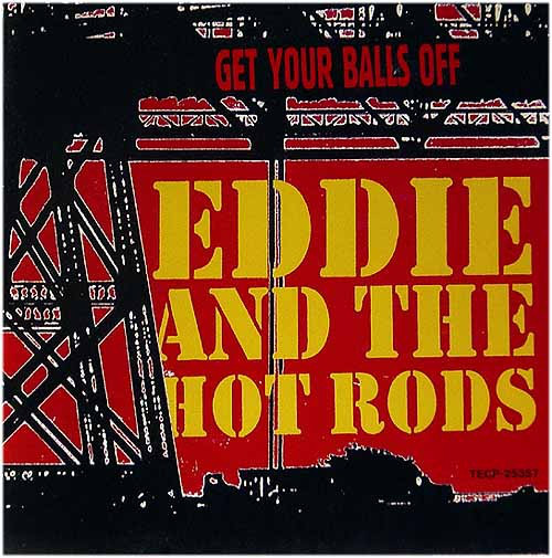 CD , EDDIE AND HOT RODS,GET YOUR BALLS OFF ,AO VIVO , IMPORTADO, USADO, ÓTIMO ESTADO