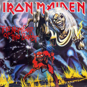 CD IRON MAIDEN = THE NUMBER OF THE BEAST