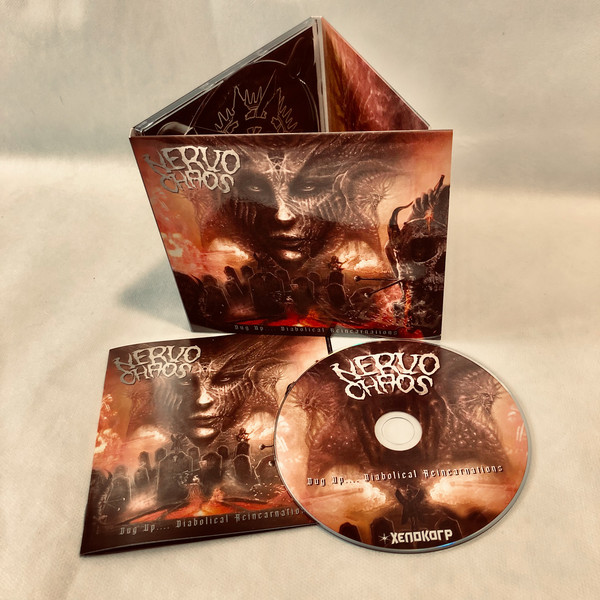 CD NERVO CHAOS , DUG UP .... DIABOLICAL REINCARNATION, NACIONAL ,