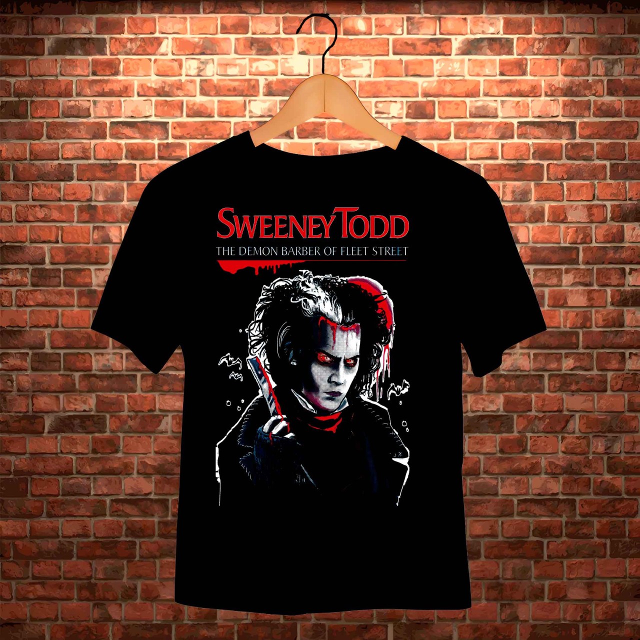 Camiseta Sweeney Todd ( Barbeiro demoniaco)