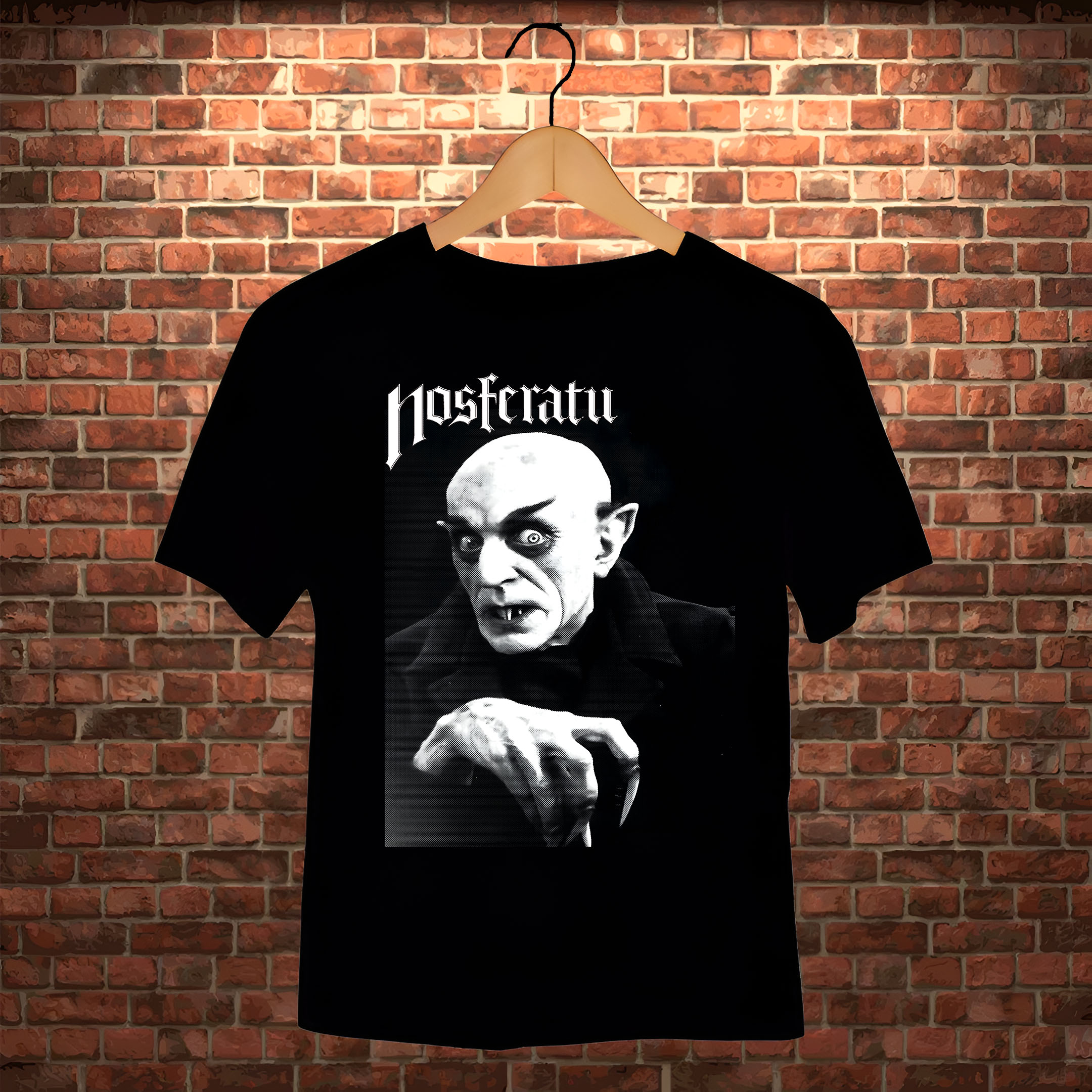Camiseta Nosferatu Preto e Branco