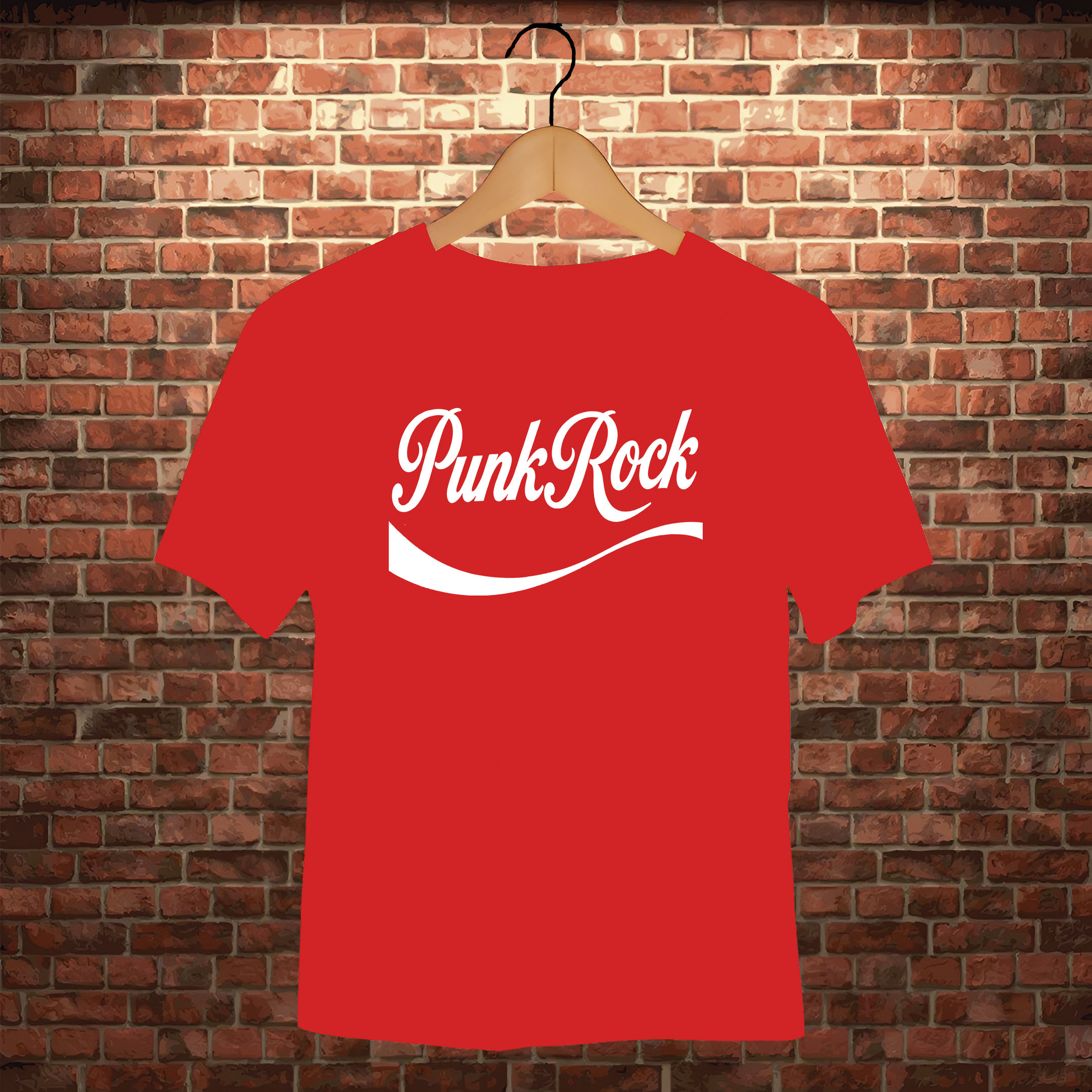 Camiseta Punk Rock coca