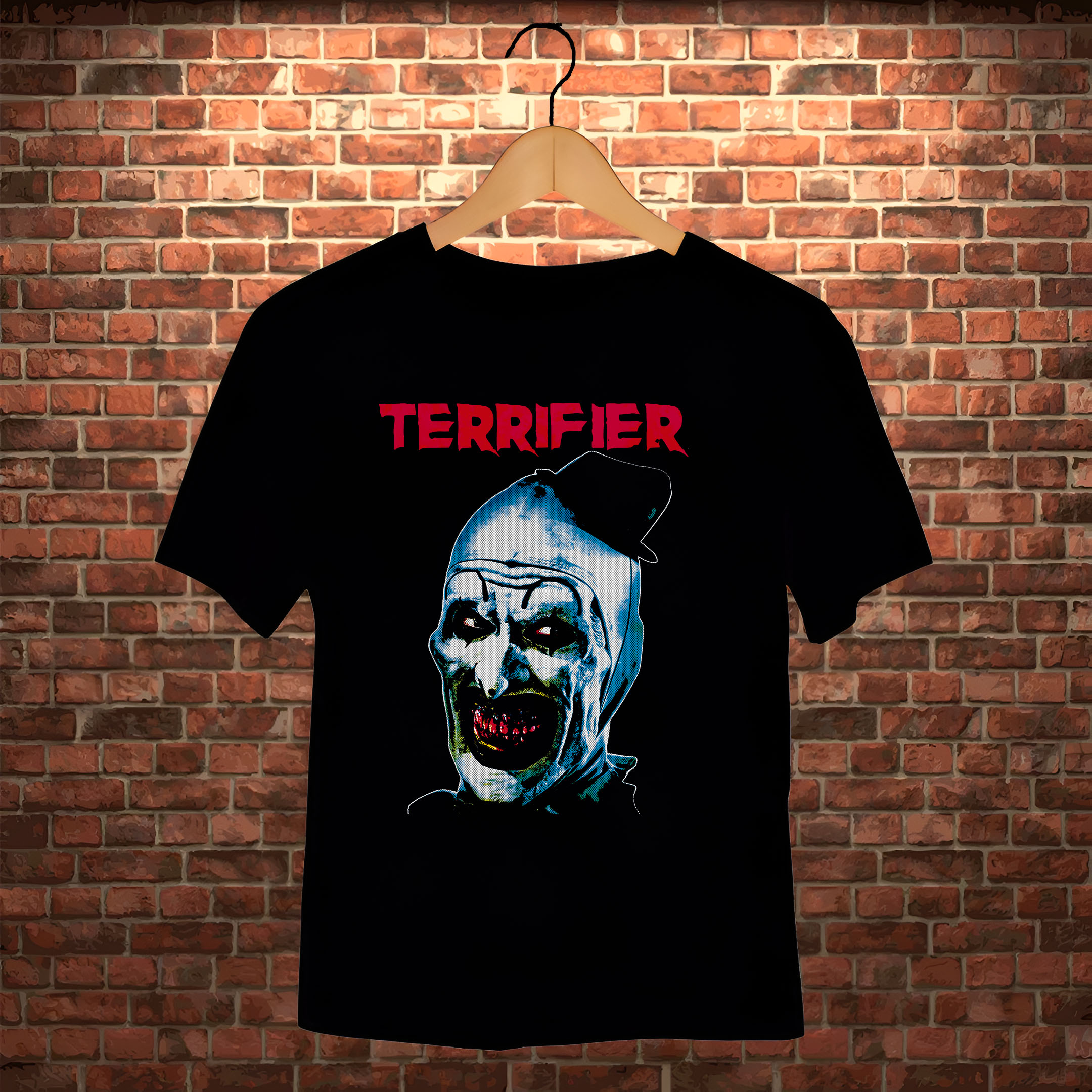 Camiseta Terrifier Rosto