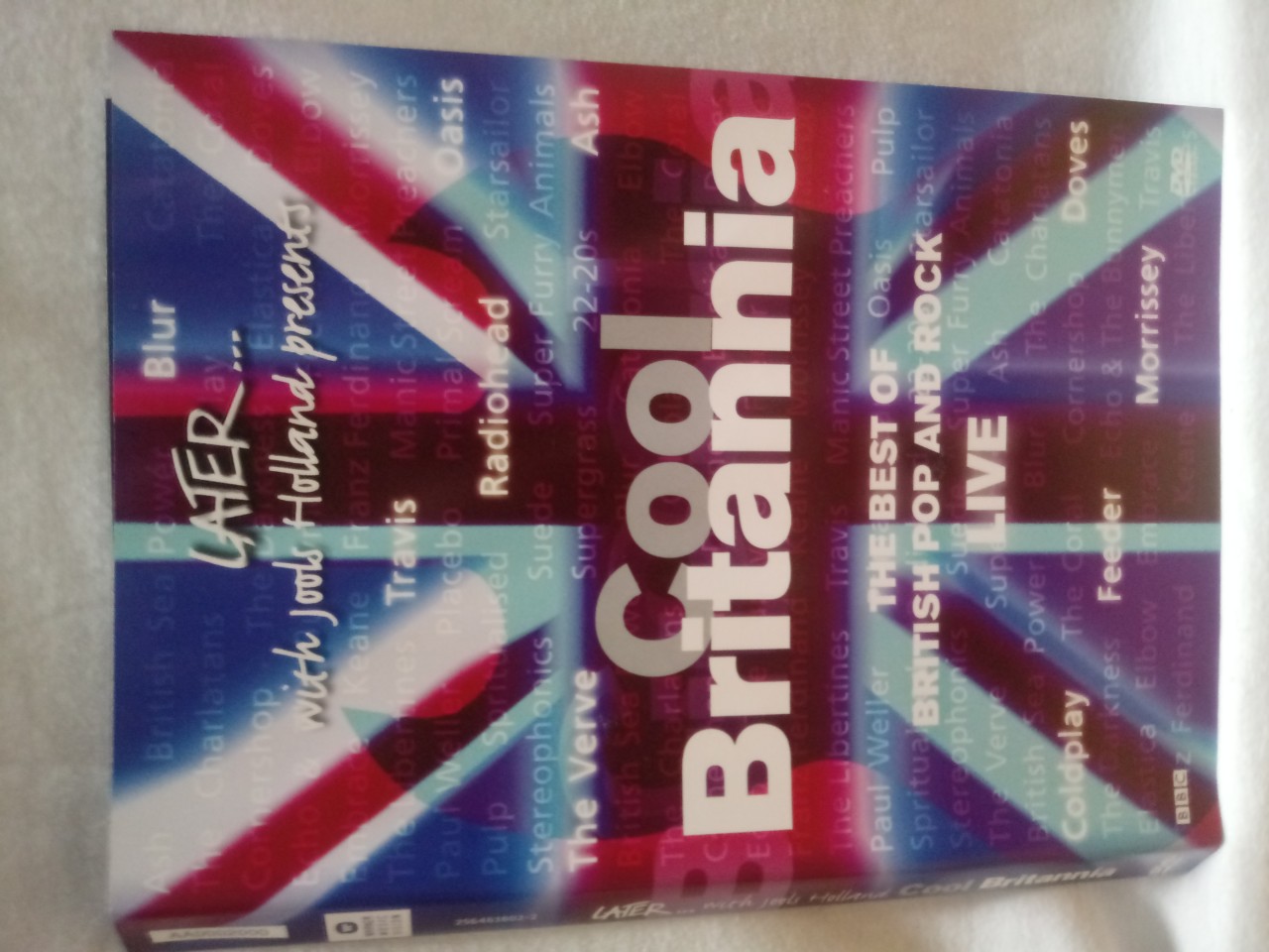 DVD -LATER .. WHIT JOOLS HOLLAND LOUDER, COOL BRITANNIA