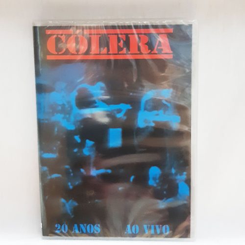 DVD - CÓLERA  , 20 ANOS , AO VIVO